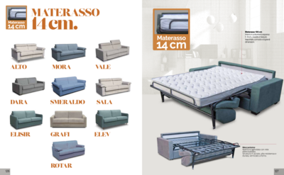 Divano Letto cm.14 mod.Vale