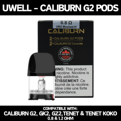 UWell - Caliburn G2 Pods (2 Pack)
