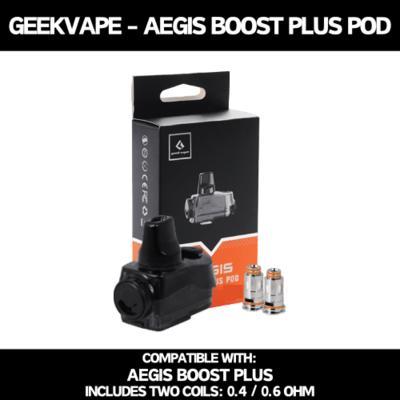 Geekvape - Aegis Boost Plus Pod w/Coils
