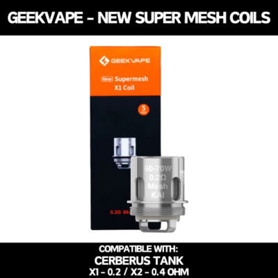 Geekvape - New Super Mesh Coils (5 Pack)