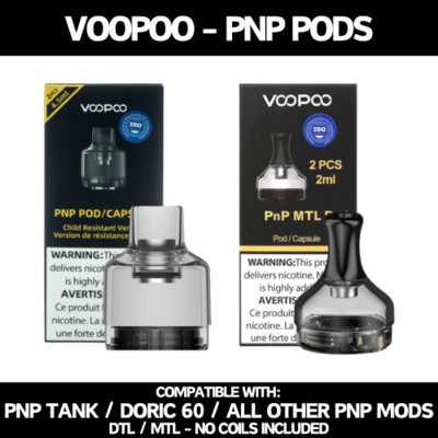 Voopoo - PNP Replacement Pods (2 Pack)