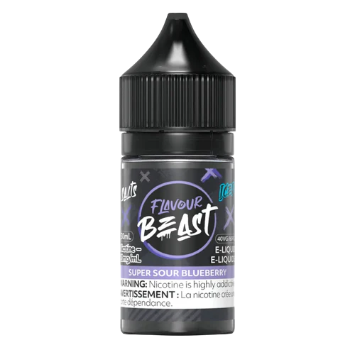 Flavour Beast - Super Sour Blueberry Iced Salts 30ml
