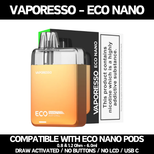 Vaporesso - Eco Nano, Colour: Colorflow