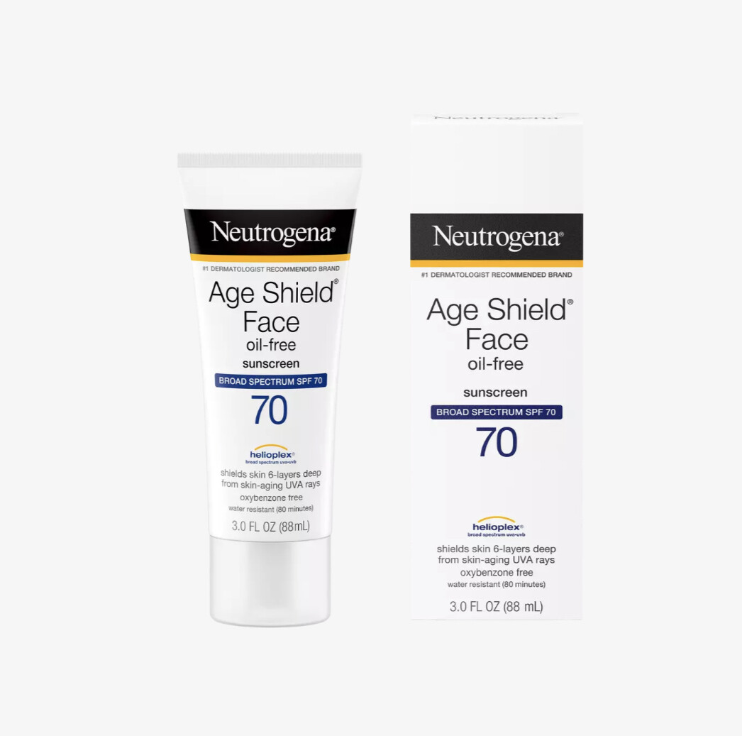 Age Shield Face Oil-Free Sunscreen SPF 70 - Neutrogena