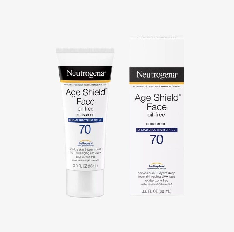 Age Shield Face Oil-Free Sunscreen SPF 70 - Neutrogena