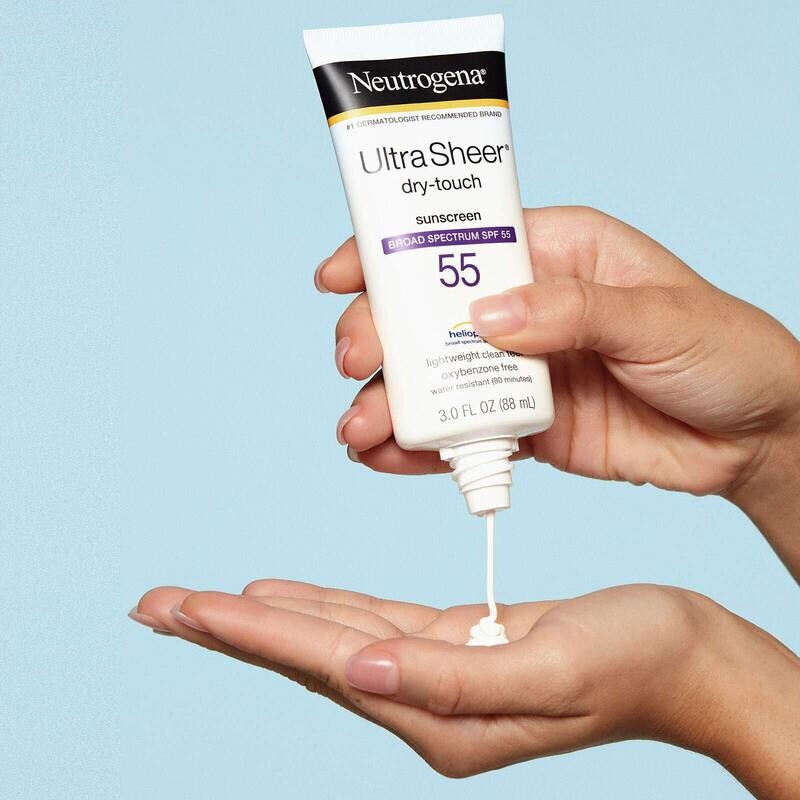 Ultra Sheer Dry-Touch Sunscreen Lotion Broad Spectrum SPF 55 - Neutrogena
