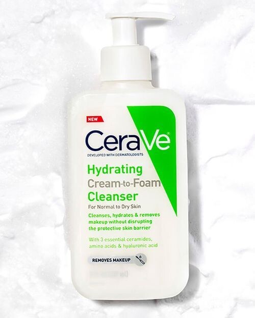 Hydrating Cream-to-Foam Cleanser - Cerave