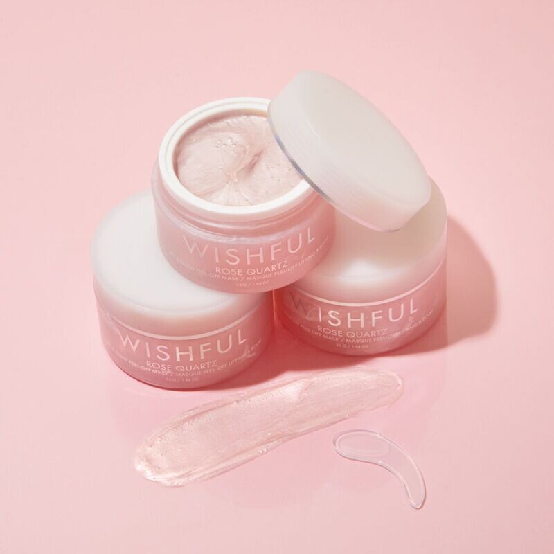 Rose Quartz Lift &amp; Glow Peel-Off Face Mask - Wishful
