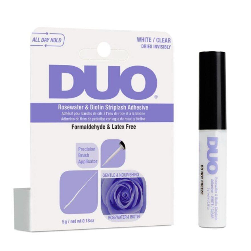 Duo Rosewater &amp; Biotin Striplash Adhesive (Claro) - DUO