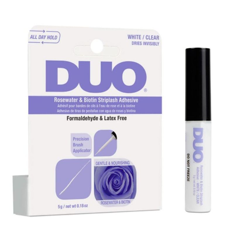Duo Rosewater &amp; Biotin Striplash Adhesive (Claro) - DUO