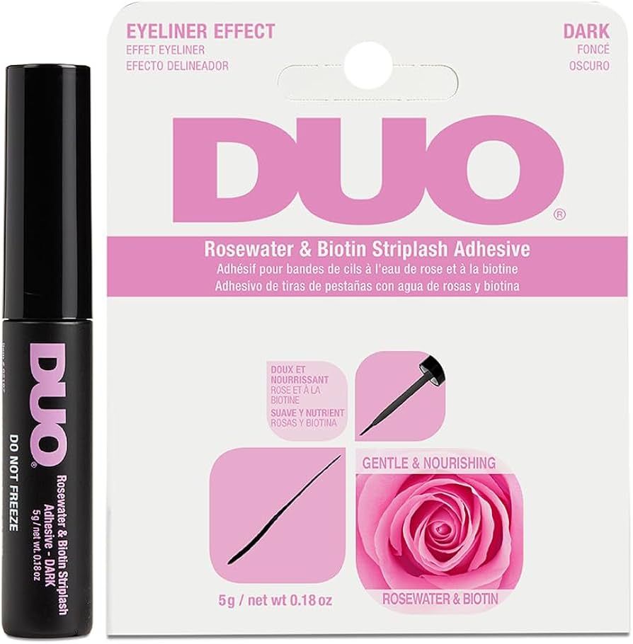 Duo Rosewater &amp; Biotin Striplash Adhesive (Negro) - DUO