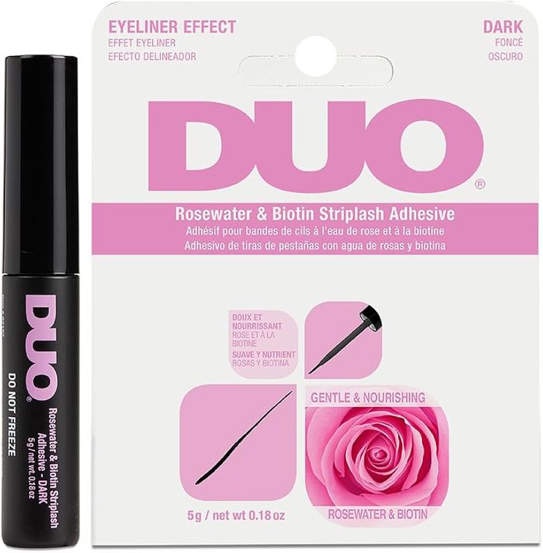 Duo Rosewater &amp; Biotin Striplash Adhesive (Negro) - DUO