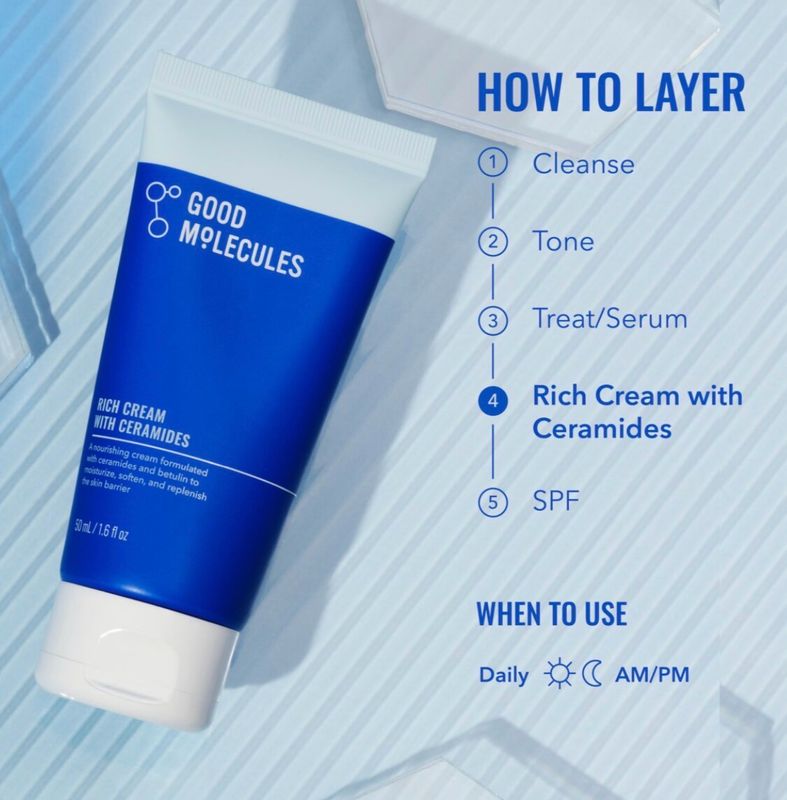 Rich Cream with Ceramides - Good Molecules