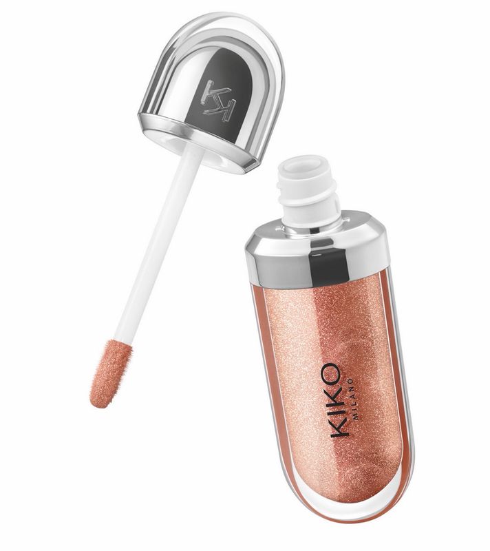 3D Hydra Lipgloss - 18 Golden Sparkle - Kiko Milano