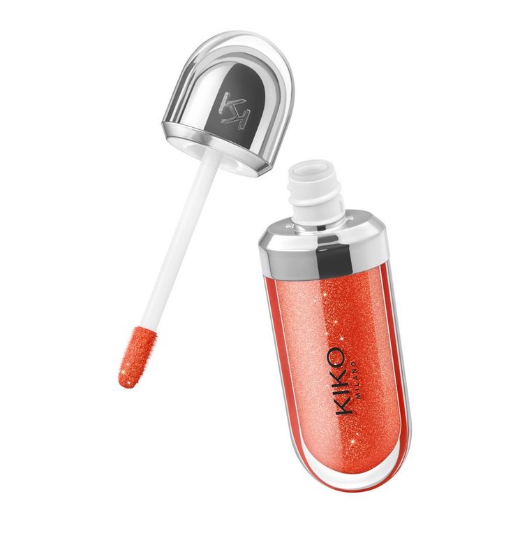3D Hydra Lipgloss - 34 Pearly Blood Orange - Kiko Milano