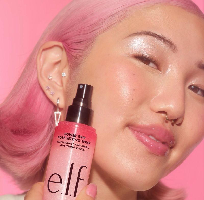 Power Grip Rosé Setting Spray - Elf Cosmetics
