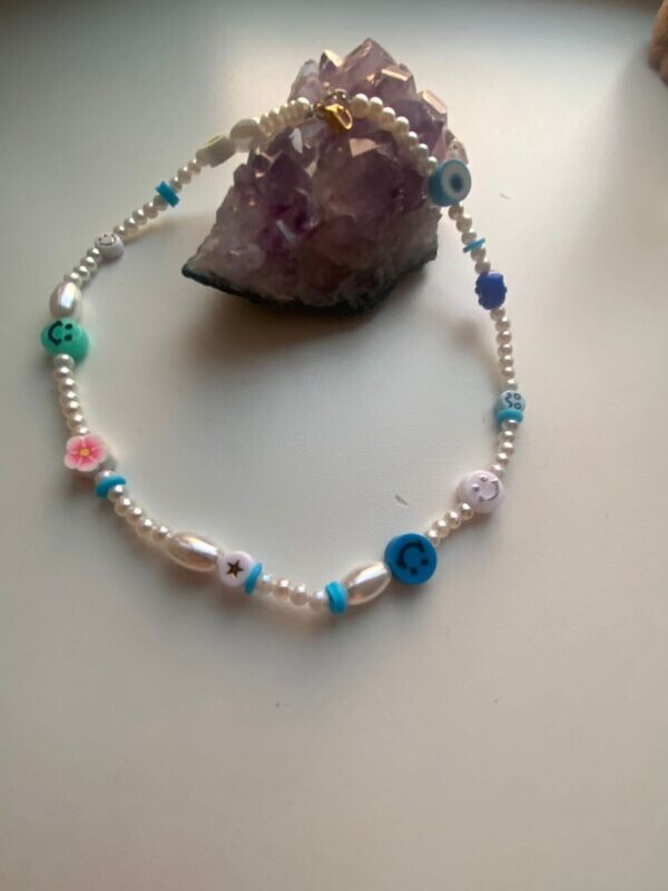 blauwe ketting