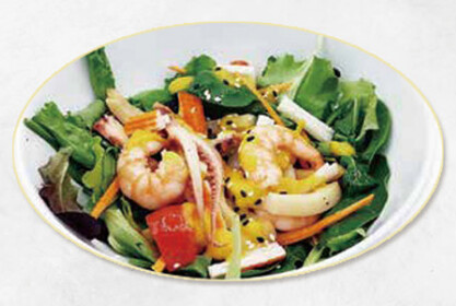 INSALATA CON FRUTTI DI MARE