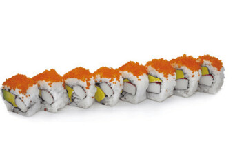 URAMAKI: SOFTSHELL URAMAKI / GOLDEN ROLL/  NOIR YASAI ROLL