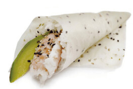 TEMAKI SALMON ALMONDS / VEGETARIANA / SPICY TUNA