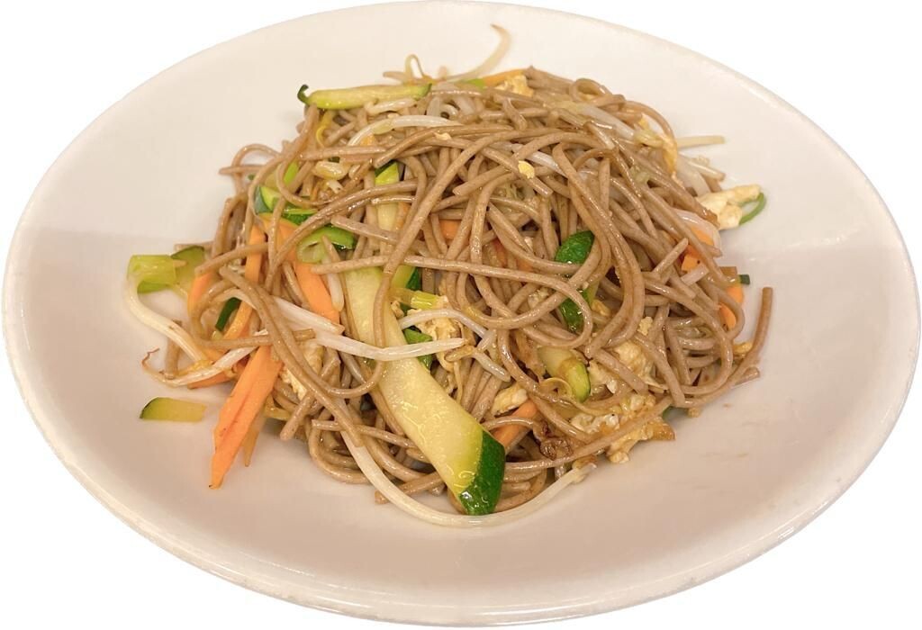 PASTA DI GRANO SARACENO: con verdure / gamberi / pollo, PASTA DI GRANO SARACENO:: 199 con verdure
