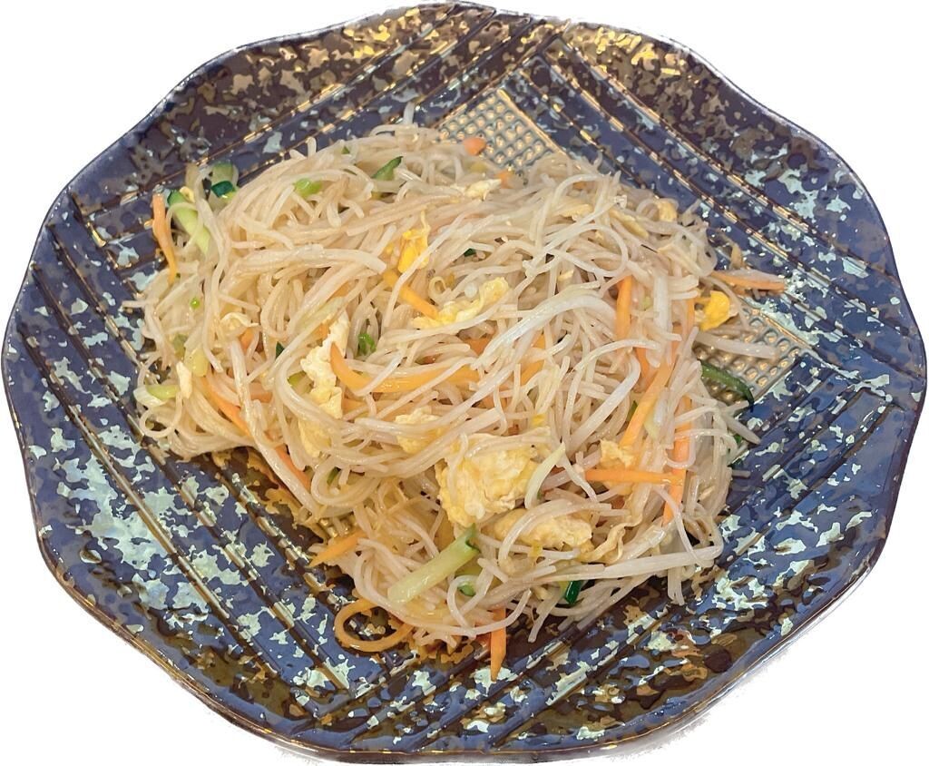 SPAGHETTI DI RISO : CON VERDURE / CON GAMBERI / CON  POLLO, SPAGHETTI  :: 202 SPAGHETTI DI RISO CON VERDURE