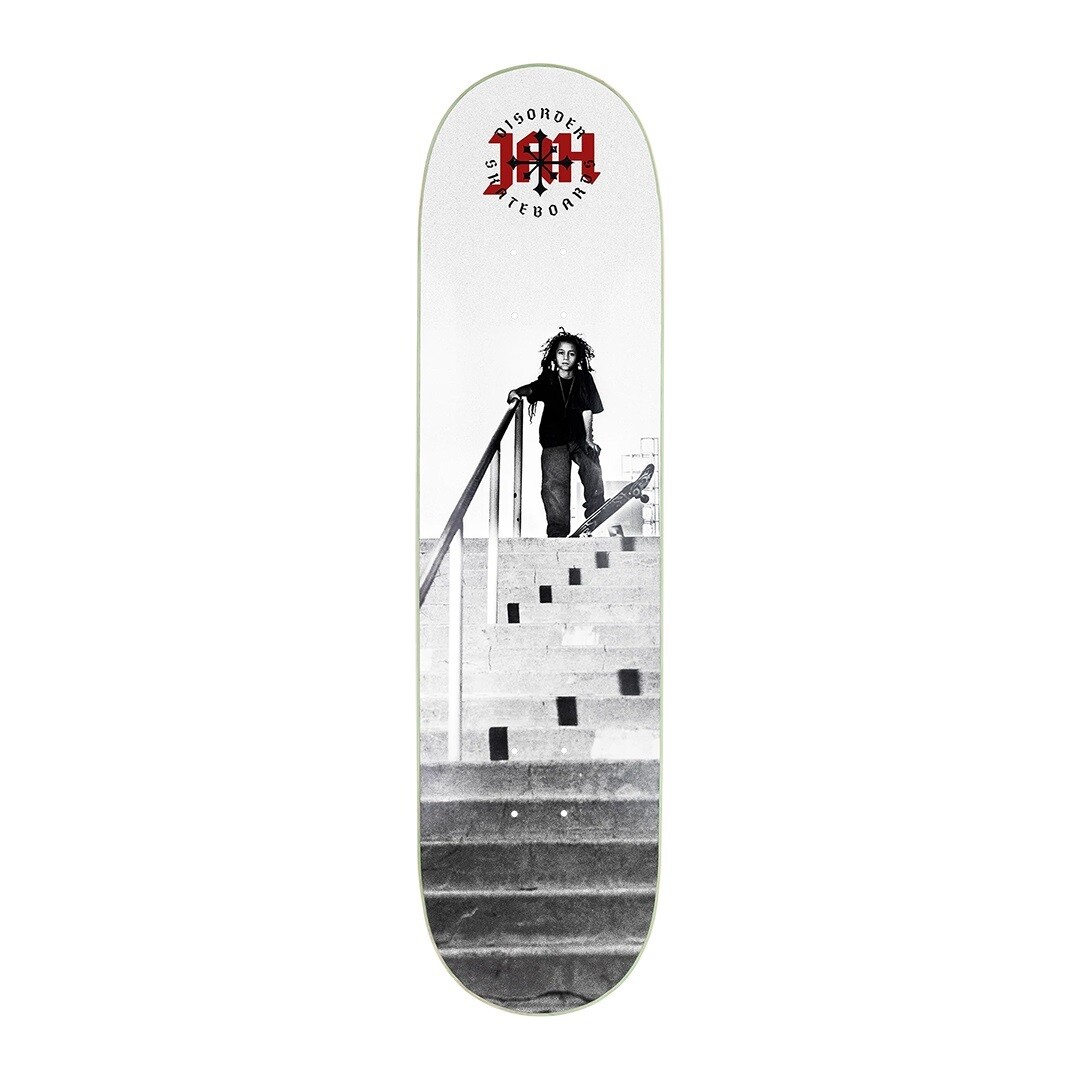 DISORDER DECK JAH WHT 8.25