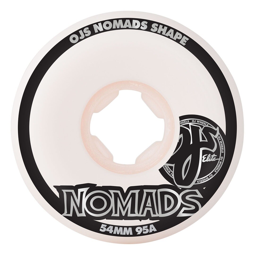 OJS WHEELS ELITE WHT NOMADS 95A 54mm