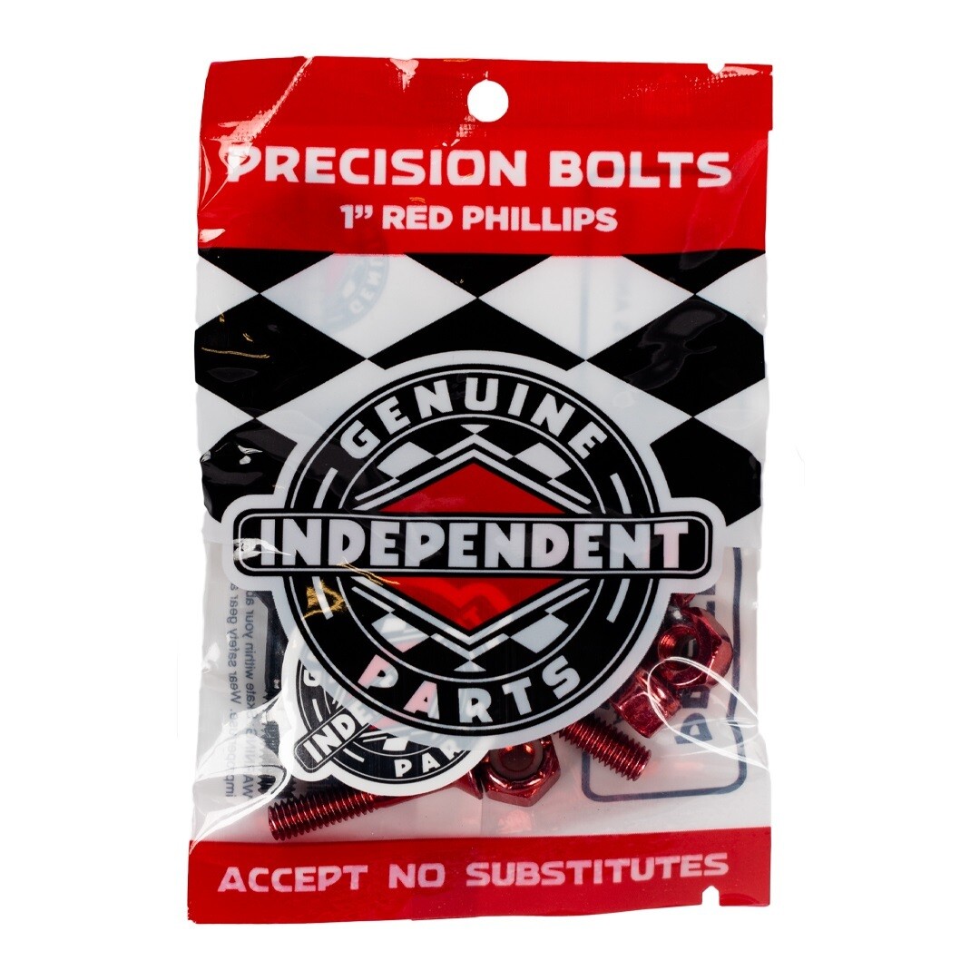 INDY HARDWARE PHILLIPS 1in BLK/RED