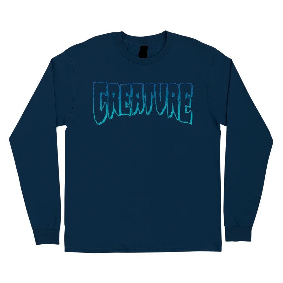 CREATURE LONG SLEEVE SHIRT LOGO OUTLINE