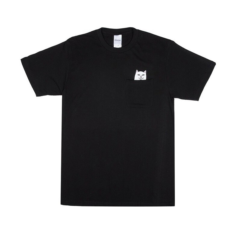 RIPNDIP POCKET T-SHIRT LORD NERMAL, Size: SM, Colour: BLACK