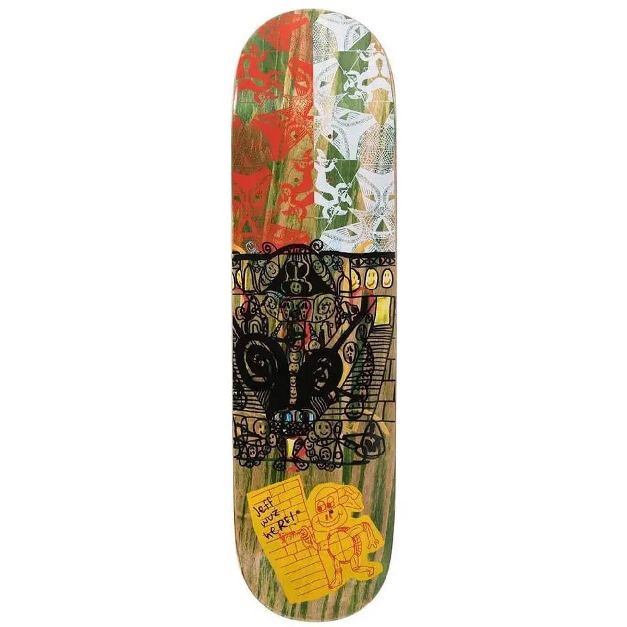 GX1000 Deck - Jeff Carlyle &quot;Debut 1&quot; - Olive 8.125&quot;
