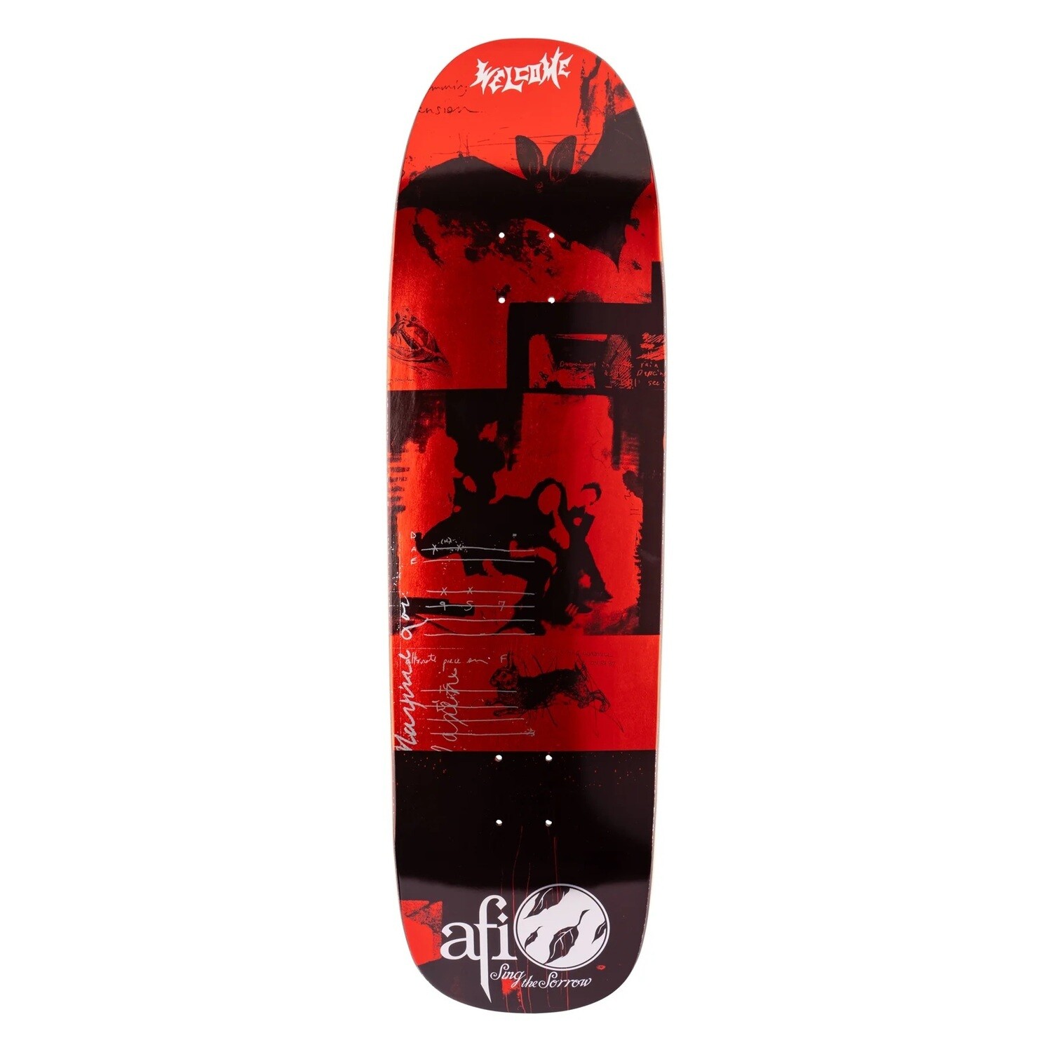 Welcome x AFI Deck - Sing The Sorrow on Golem - 9.25&quot;