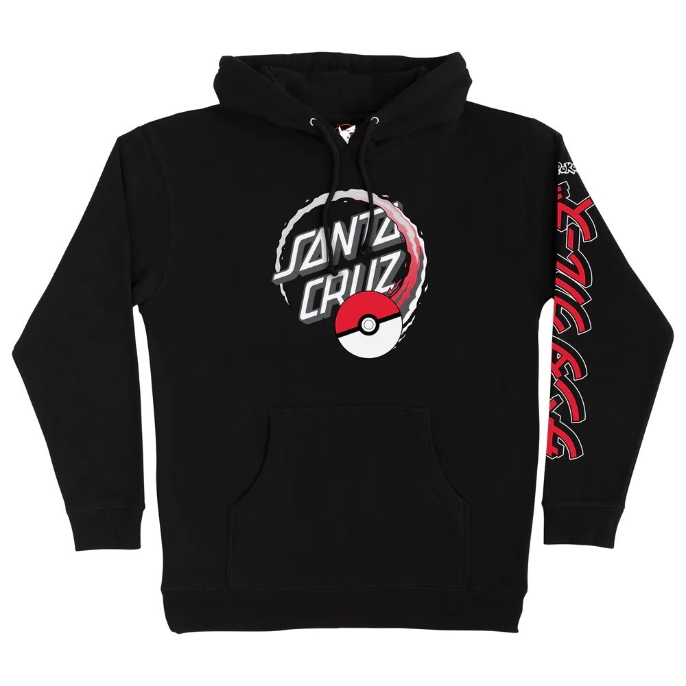 SANTA CRUZ HOOD POKEMON POKE BALL DOT