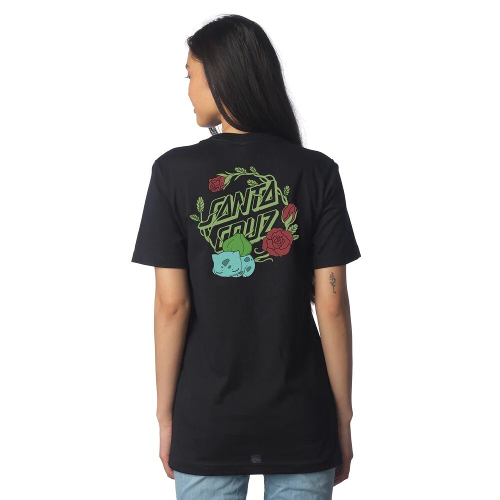 SANTA CRUZ WOMENS TEE POKEMON GRASS TYPE 1