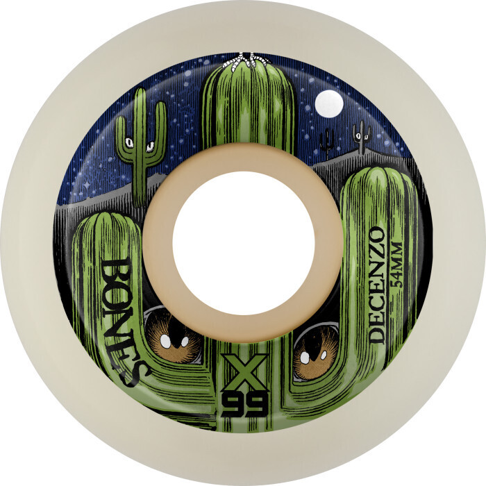 BONES WHEELS - DECENZO CAT EYE CACTI X-FORMULA 99A V5 SIDECUT (54)