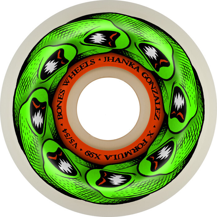 BONES WHEELS - JHANKA MONITO &amp; MAT X -FORMULA 99A V5 SIDECUT (54)