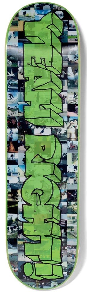 YEAH RIGHT 20 YEAR EDITION LENTICULAR GIRL DECK - 8.0&quot;