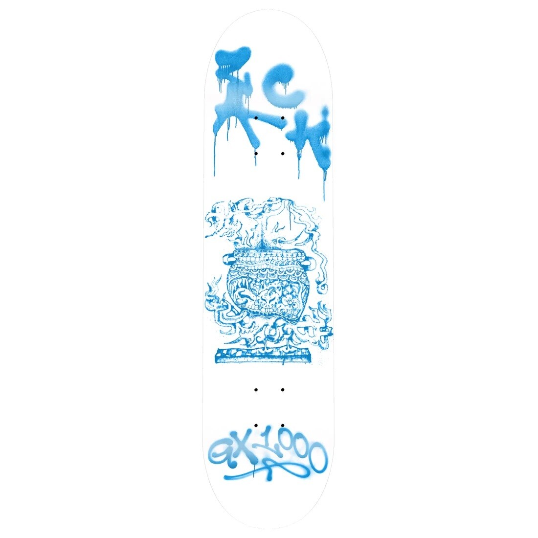 GX1000 Deck - Sincere - White &quot;Zack Krull&quot; 8.25&quot;