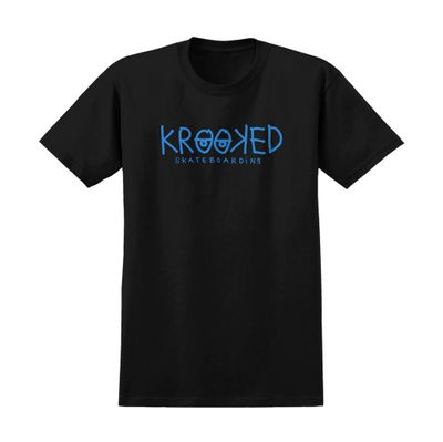 Krooked Eyes S/S T-Shirt - Black