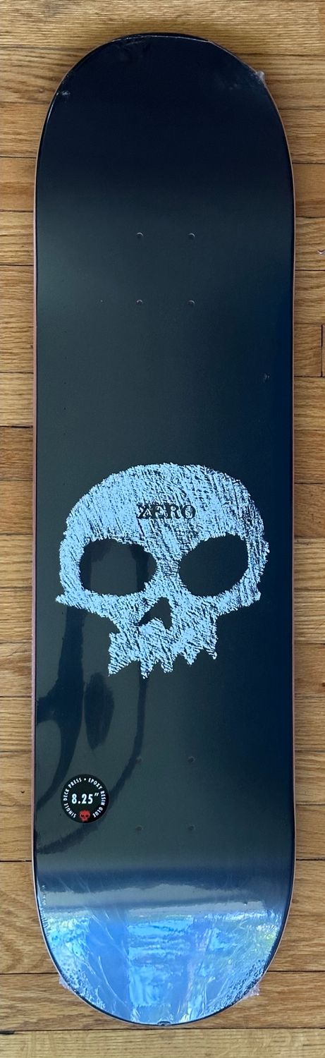 Zero - Single Skull Chalkboard 8.25&quot;