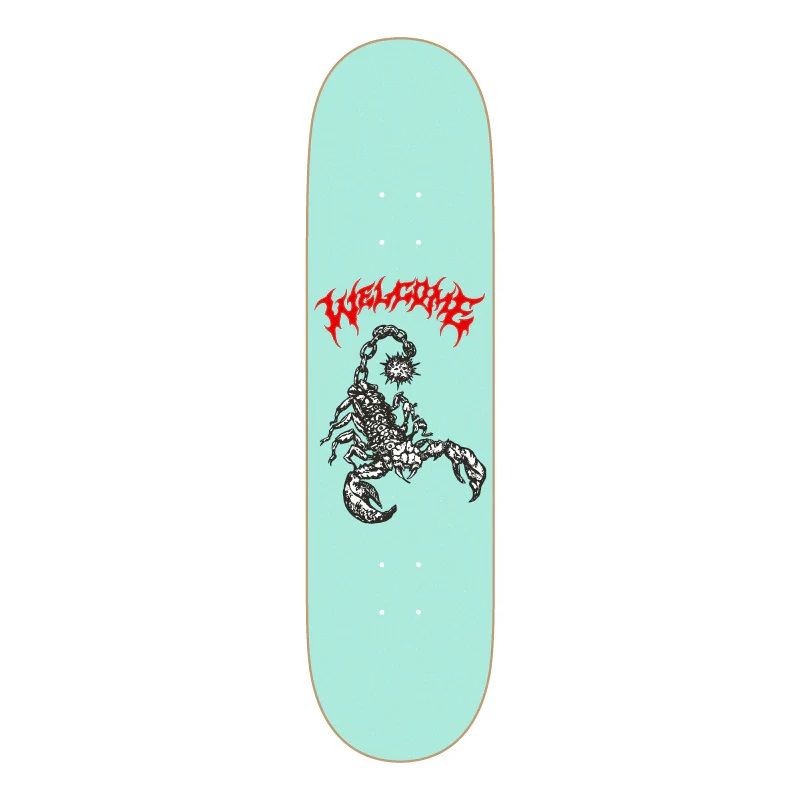 Welcome - Mace 8.5&quot; Teal Glitter