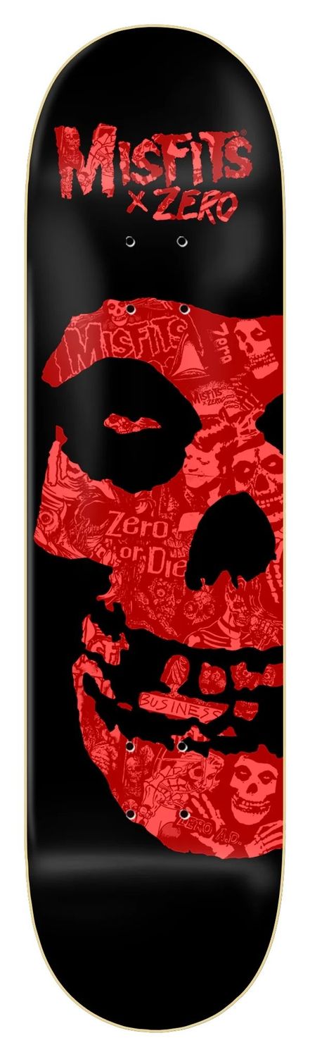 ZERO - MISFITS FIEND SKULL COLLAGE DECK 8.25&quot;