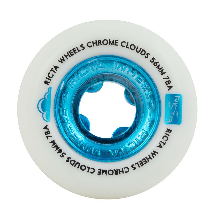 RICTA WHEELS CHROME CLOUDS BLUE 78A 56mm