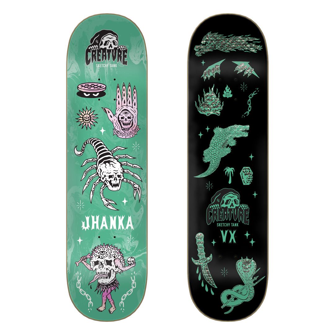 CREATURE VX DECK GONZALEZ CREATURE TRIPPY TANKS 8.25&quot; x 31.8&quot;