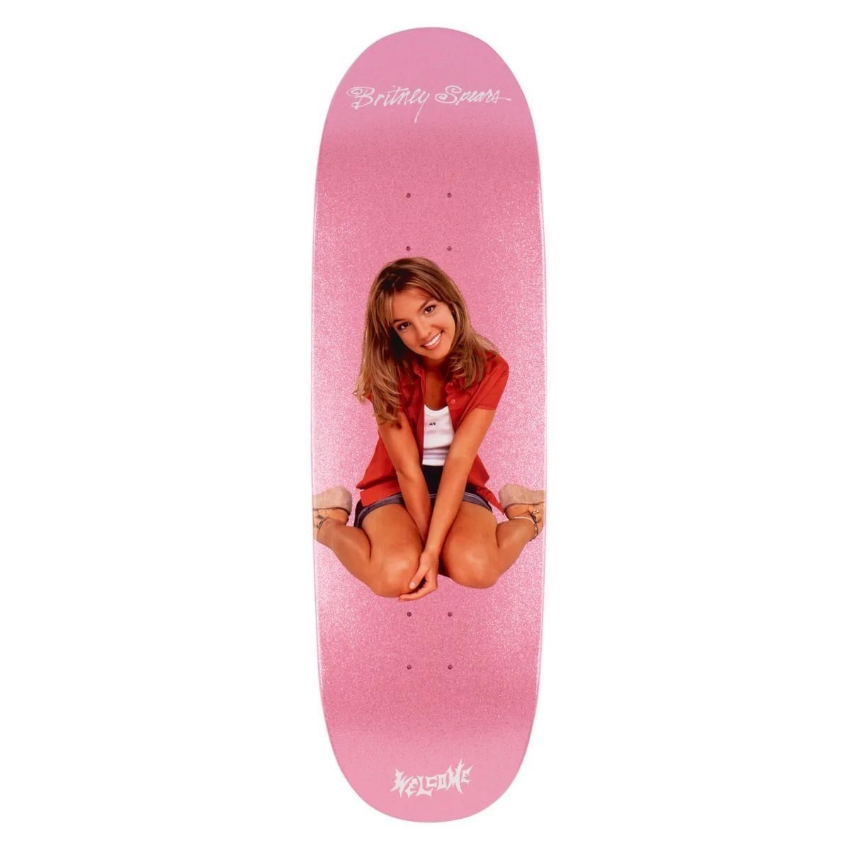 Britney Spears X Welcome - Baby One More Time on Boline 2.0 - Pink Glitter - 9.5&quot;