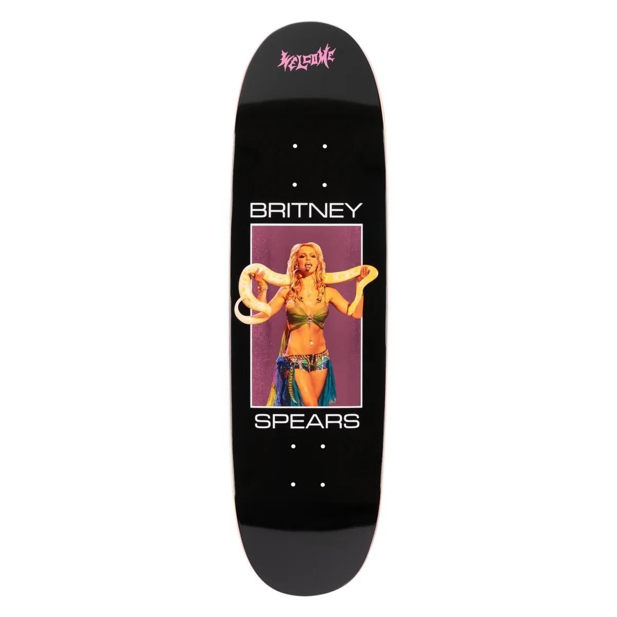 Britney Spears X Welcome - Snake on Son of Boline - Black/Pink Foil - 8.8&quot;