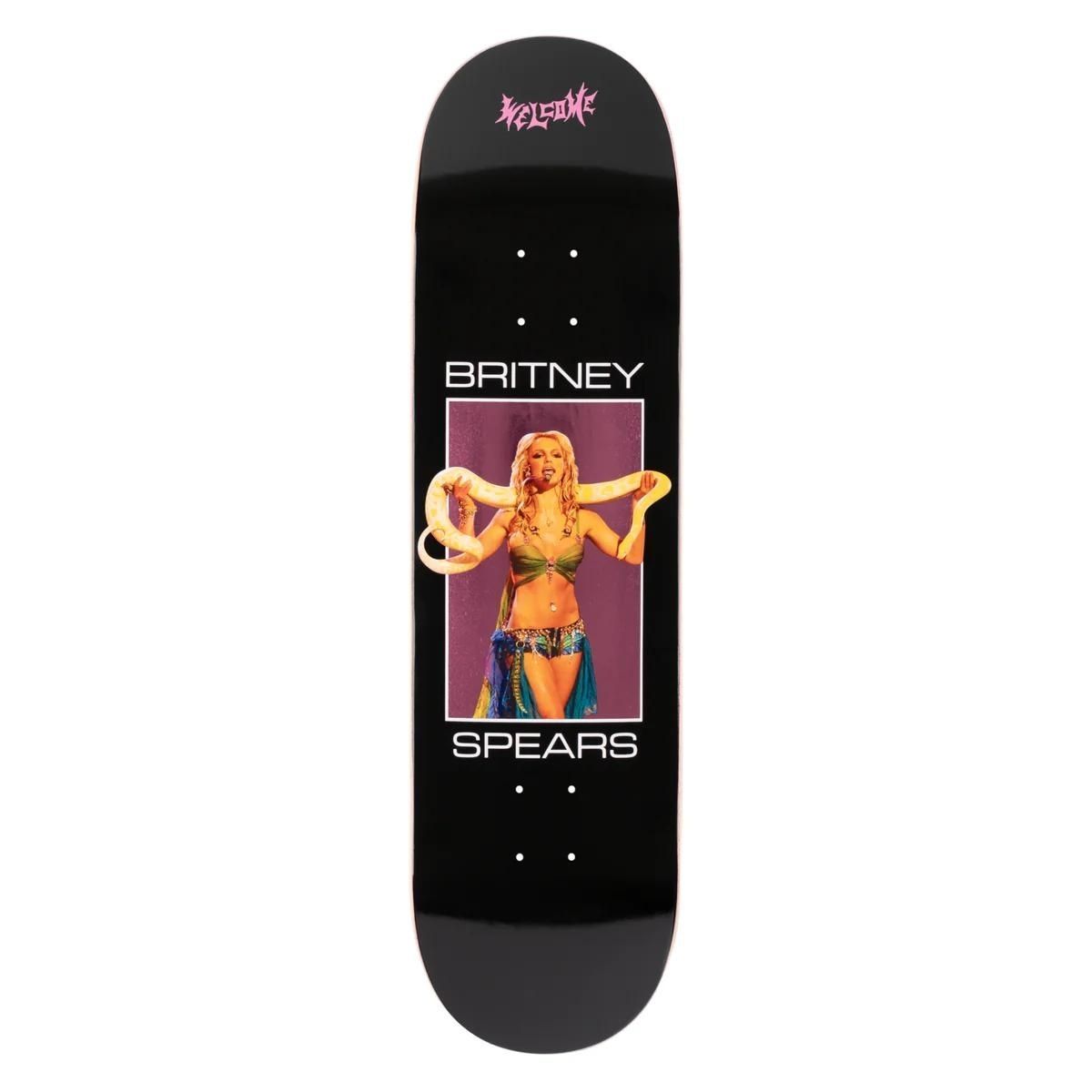 Britney Spears X Welcome - Snake on Popsicle - Black/Pink Foil - 8.5&quot;