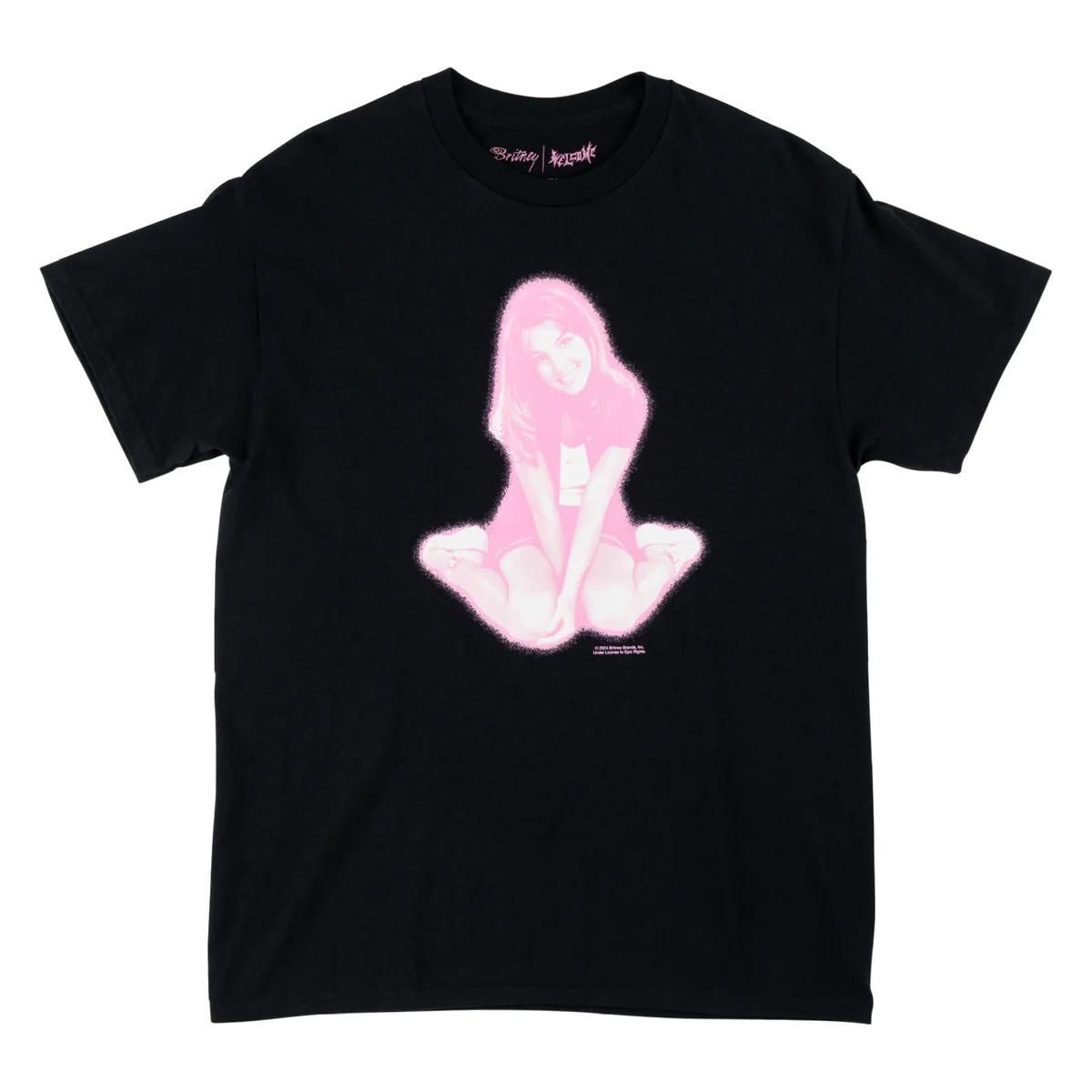 Britney Spears X Welcome - Flower Tee - Black