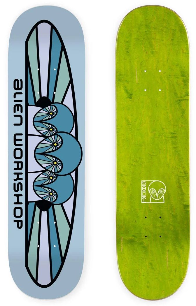 Alien Workshop Deck - Owlien Blue 8.375&quot; TWIN